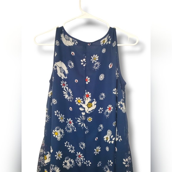 Jason Wu for Target Daisy Floral Navy Sleeveless Shift Above Knee Dress Sz S - Picture 10 of 12